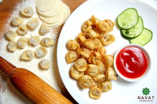 Жареная чучвара  (230 гр.)