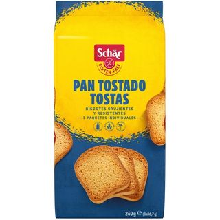 Pan Tostado Schär 260Gr. Sin Gluten