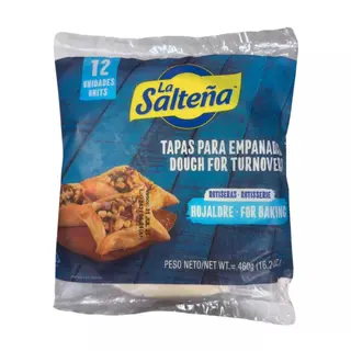 Pack 5 ud. Tapas de empanadas horno/hojaldre La Salteña 14 Cm