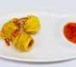 a76. Gamberi in laccio di patate 5 pezzi