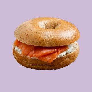 Bagel Queso Crema & Salmón
