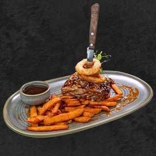 Свински ребра бавно печени