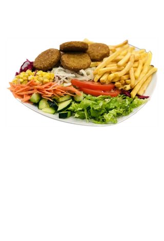 Menu falafel prato(100% vegetarino)