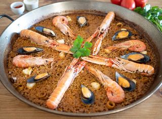 Paella de mariscos