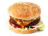 Cheeseburger cu carne de vită