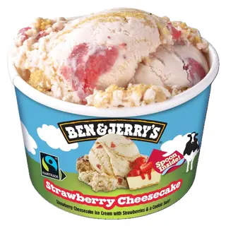 Inghetata Ben & Jerry's Strawberry Cheesecake