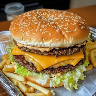 Burger Double Cheese
