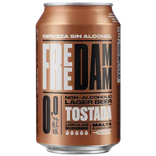 Free Damm Cerveza 0,0 Tostada Lata 33cl