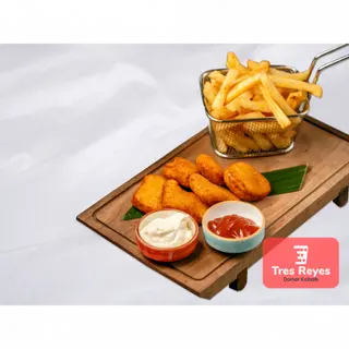 Nuggets Pollo 6 uds con Patatas