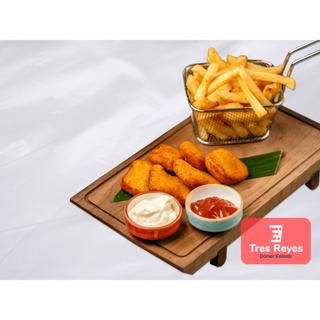 Nuggets Pollo 6 uds con Patatas