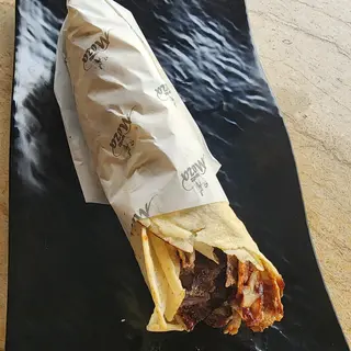 Mix shawarma sandwish 
