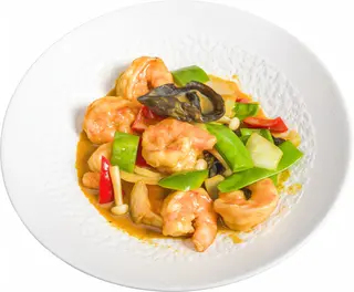 85 Curry de gambas