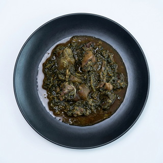 1 Plate of afang Soup With Swallow and Protein