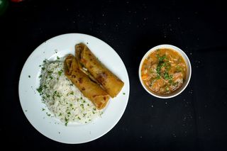 Rice (F), Chapati & Beef/Liver
