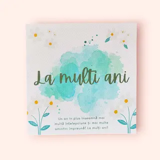 Felicitare "La multi ani"