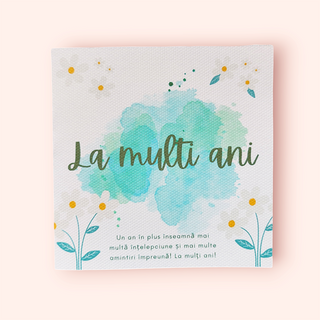 Felicitare "La multi ani"