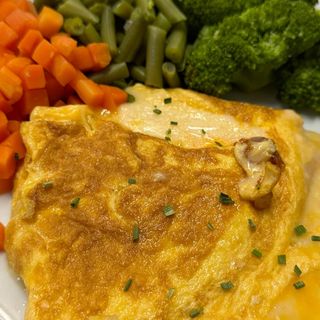 Omelete de Queijo (VEGETARIANO)