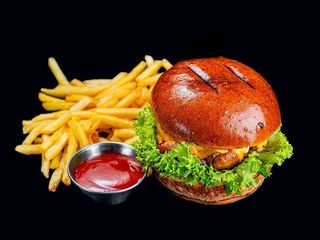 Стейк бургер з куркою (420g)