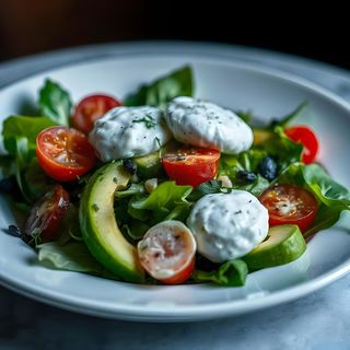 Ensalada De Aguacate Y Burrata