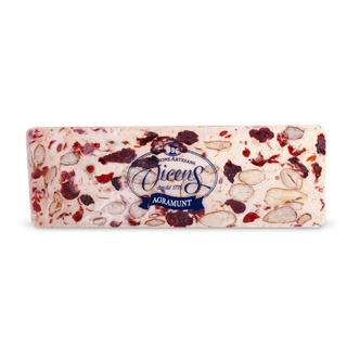 Turrón Semiduro de Almendra con Arándanos Vicens Individual 80 Gr.