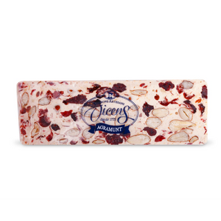 Turrón Semiduro de Almendra con Arándanos Vicens Individual 80 Gr.