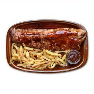 Costillar barbacoa a la brasa (costillar)