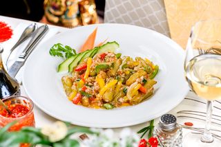 Vinete sichuan cu carne