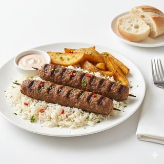Brochettes De Viande Hachée