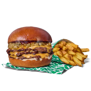 POTRÓJNY SMASH BBQ ZESTAW