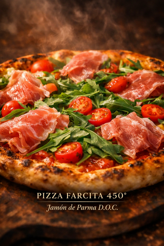 Pizza Farcita con Jamón de Parma D.O.C