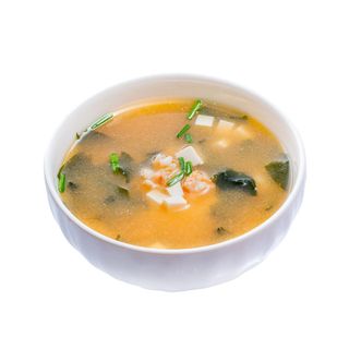 Sopa Miso Con Langostinos