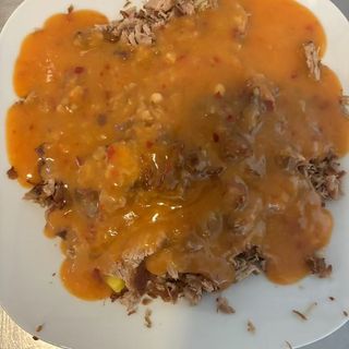 Cerdo Asado Con Jengibre Picante