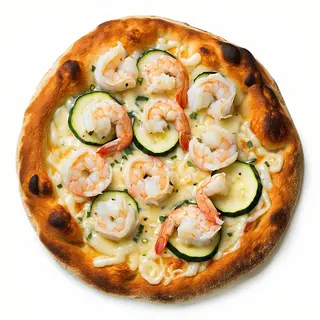 Zucchine e gamberi