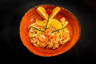 Tagliatelle di Gamberetti