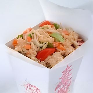 Рис / лапша с креветками