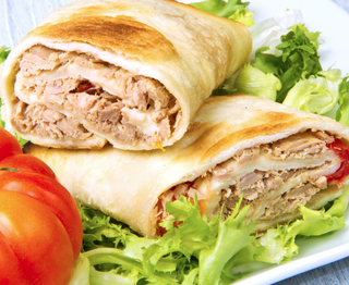Wrap de atún