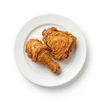 Menú Pollo Frito Broaster (2 Pzs.)