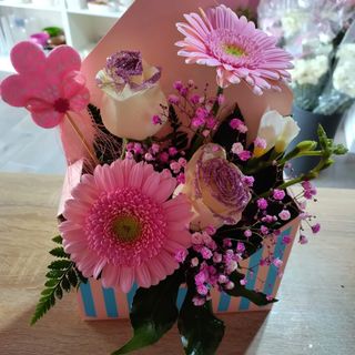 Caixa de flores envelope 