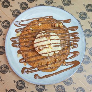 Cookie Géant Moelleux + GLACE VANILLE