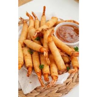 Prawn in mayo Springrolls