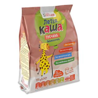 Каша гречана Dr.Benner безмолочна легка (125г)