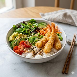 Bowl Tempura De Langostinos 3 Uds.