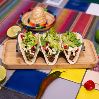 3 Barbacoa Tacos