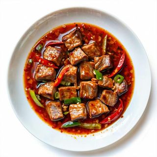 Carne suina in salsa chili