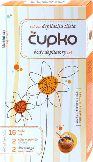 ČUPKO TRAKE ZA DEPILACIJU NA BAZI MEDA (115095)
