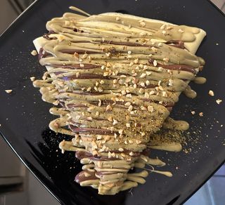 Crepês pistacchio e Nutella