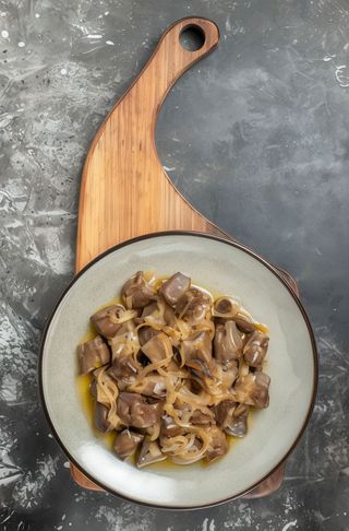 maiale con bambù e funghi 双冬肉片