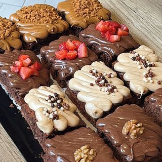 Brownie con topping 