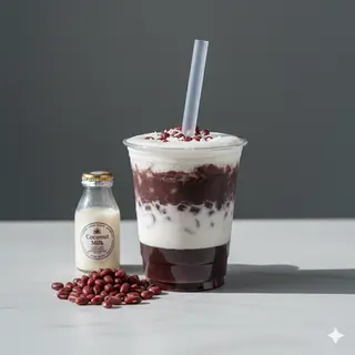 Coconut latte con fagioli rossi
