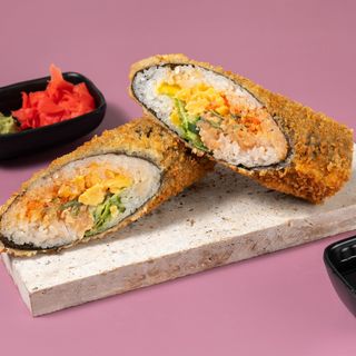 ორაგულის ცხარე ბურიტო როლი